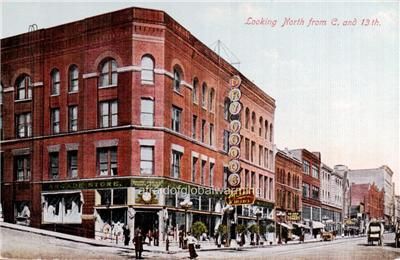 Photo 1900s Tacoma WA Broadway North from C & 13th  