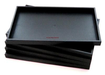 Premium Jewelry Travel Case With 12 Black Trays  