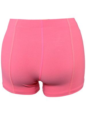 NIKE RUNNING SHORTS GYM PINK YELLOW BLACK DRI FIT YOGA PILATES SHORTS 