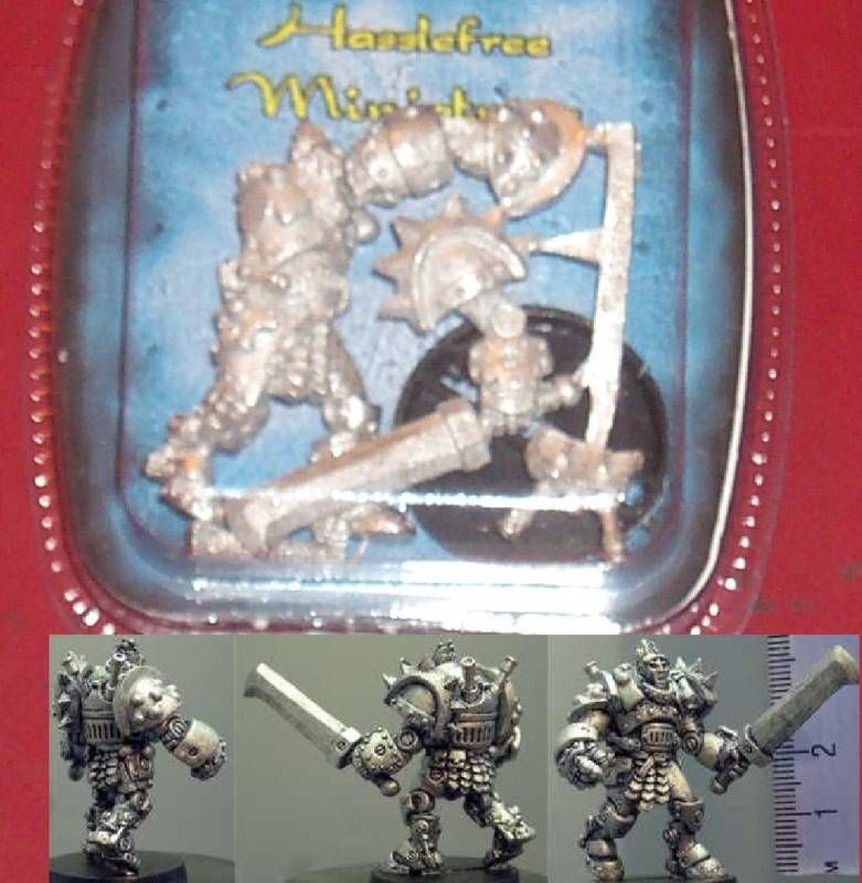   Steampunk Warrior (1) 28mm Miniature Fighter w/ Sword Knight  