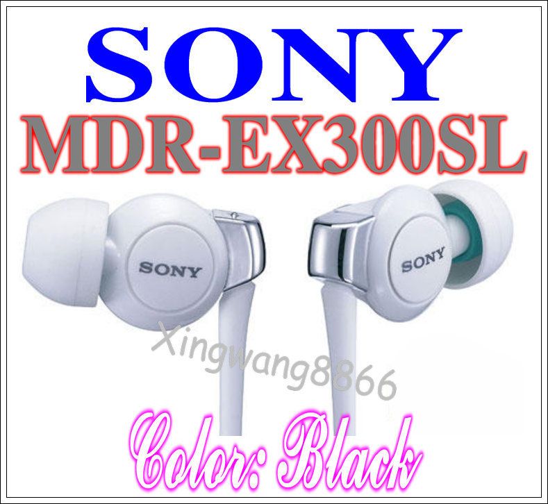 New SONY MDR EX300SL Street Earphone Headphones White s  