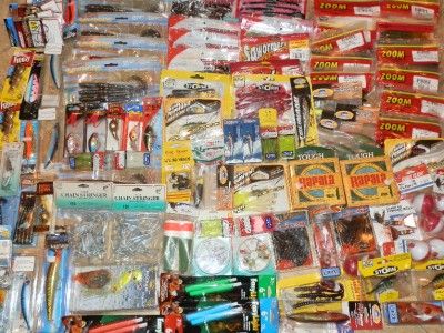   of Mixed Fishing Tackle Lures Hardbaits, Soft Plastics +++  