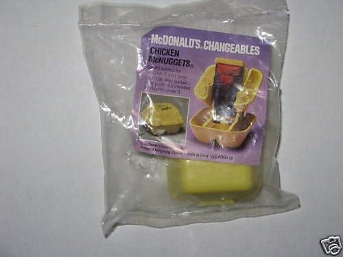 McDonalds Happy Meal 1987 Chicken McNuggets Changeable  