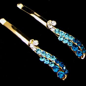 ADDL Item  2 Rhinestone crystal fashion hair side clip 