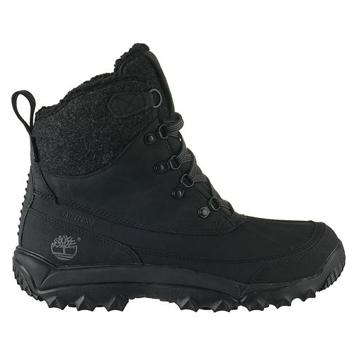 Timberland Mens Snow Boots Rime Ridge 6 inch Duck Waterproof Black 