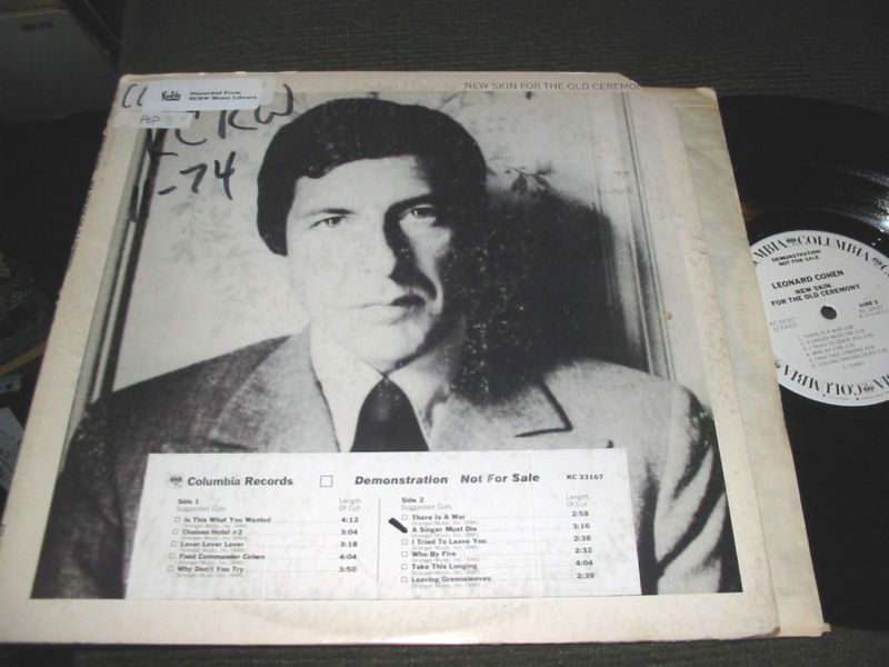 LEONARD COHEN new skin for the old ceremony 74 lp prmo  