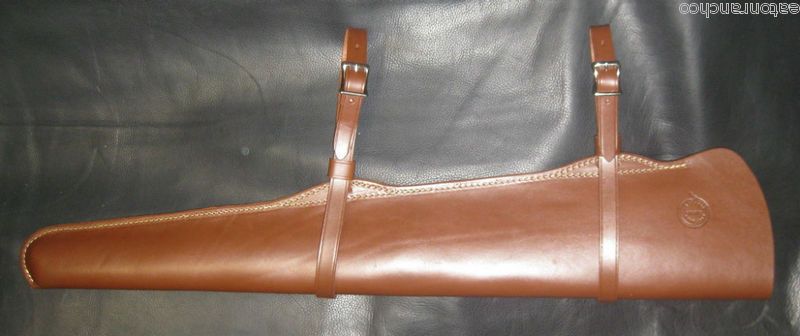   Saddlery Leather Maker Marked Rifle Saddle Scabbard Handmade 30.30