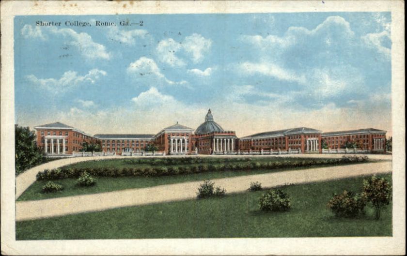 Rome GA Shorter College c1910 Postcard  