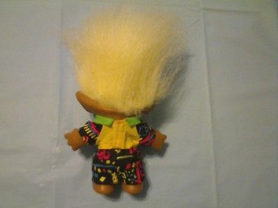 ACE NOVELTY CO. 5 TREASURE TROLL DOLL IN OUTFIT  