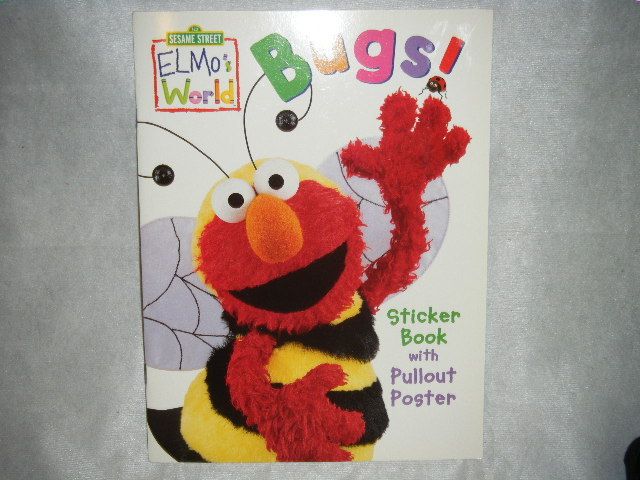 New Sesame Street Elmos World Bugs Activity Book 9781593945039  