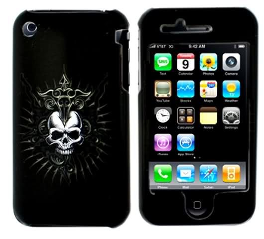 Cross Skull Phone Case for Apple iPhone 3G 3GS, apple iphone 3g 3gs 