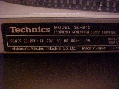 Technics SL B210 DC Servo Automatic Turntable System  