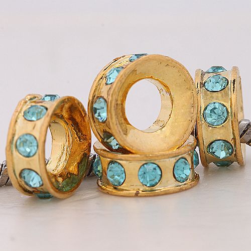 30 Spacer European Charm Bead Fit Bracelet AC081  