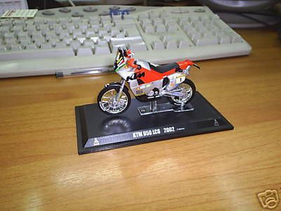 Norev 1/24 Bike KTM 950 LC8 Paris DAKAR 2002 Meoni MIB  