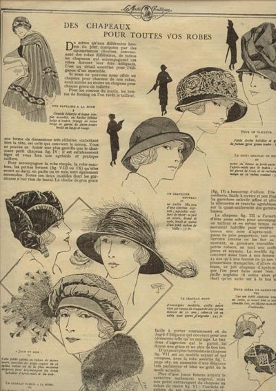 ORIGINAL MODE PRATIQUE March 8, 1924+ precut PATTERNS  