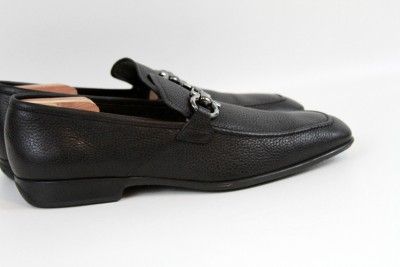 SALVATORE FERRAGAMO GREGORY BLACK LOAFERS SIZE 11 D MSRP $495  