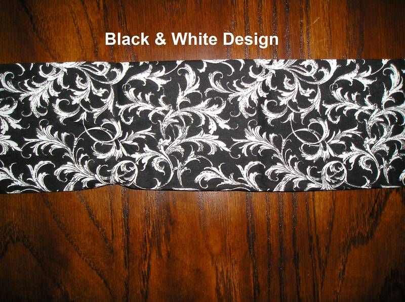 Black & White Design Door Draft Stopper Fill your own  