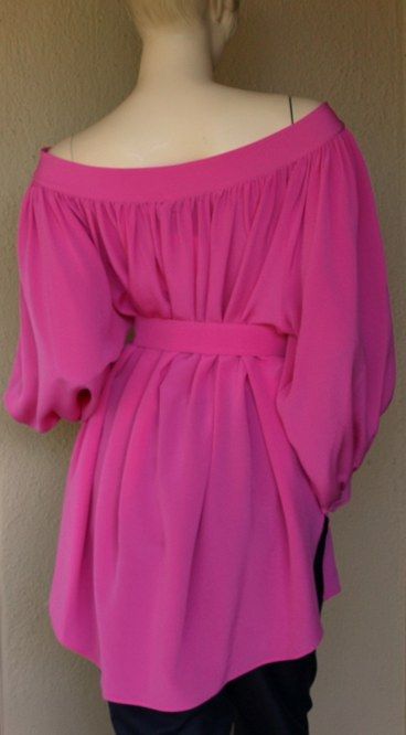 DIOR $2200 New Womens Silk Dress Top Blouse sz 46   10  