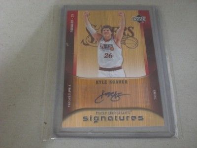 Kyle Korber Upper Deck Hardcourt Signatures 05 06 HS KK  