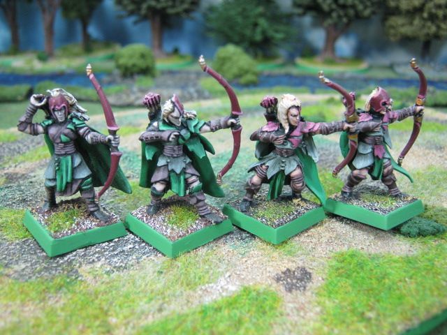 Warhammer DPS painted Wood Elf Glade Guard Horde WE050  