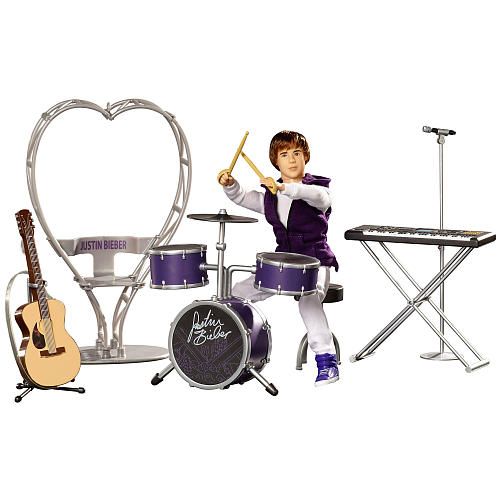 NIB Justin Bieber Real Hair Doll Concert Tour Onstage Playset   19 