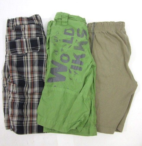 LOT 3 IKKS Boys IKKS TEA DOGWOOD Plaid Shorts Sz 4T  