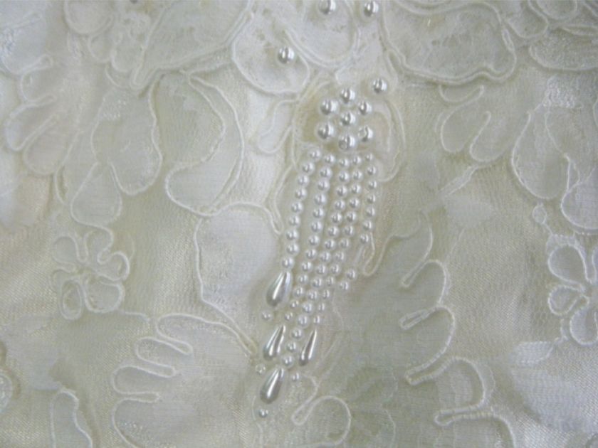 Vintage 70s Ladies Union ILGWU Wedding Dress Size 10  