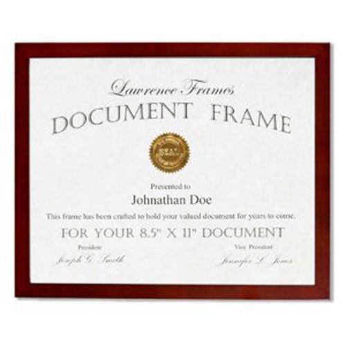 Lawrence Frames 755681 Walnut Wood 8.5X11 Picture Frame 751148055758 