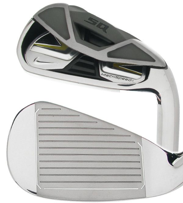 NIKE SQ MACHSPEED X IRONS 4 PW & GW (8PC) TRUE TEMPER STEEL UNIFLEX 