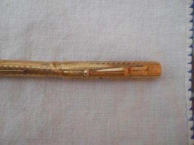 nice old antique 1915 Swan Pen Mabie Todd & Co. vintage gold fountain 