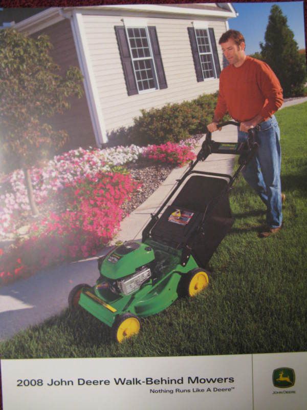 John Deere JS25 JS35 JS45 Walk Behind Mower Brochure  