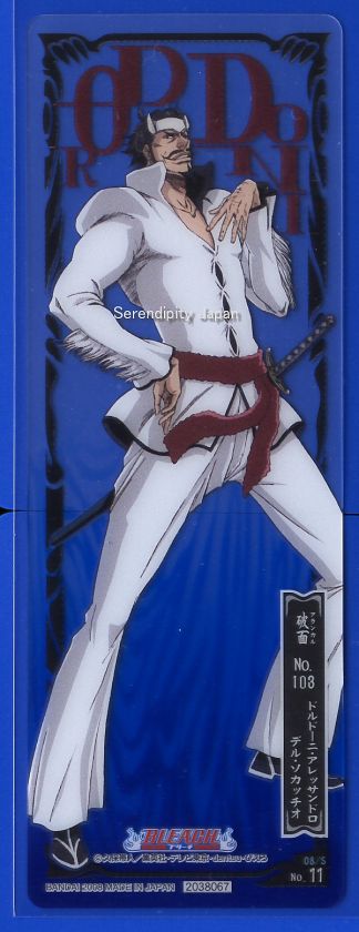 BLEACH Anime Dordoni Bookmark transparent #6th  