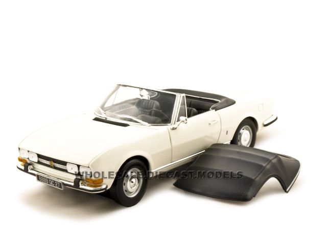 1970 PEUGEOT 504 CABRIOLET WHITE 118 DIECAST NOREV  