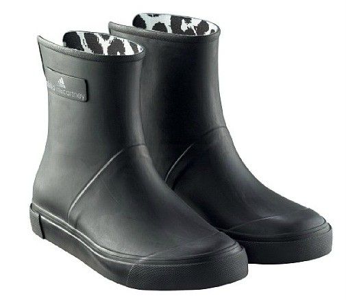   by Stella McCartney ACHELOOS Wellington Rain Boots Shoes BLACK  