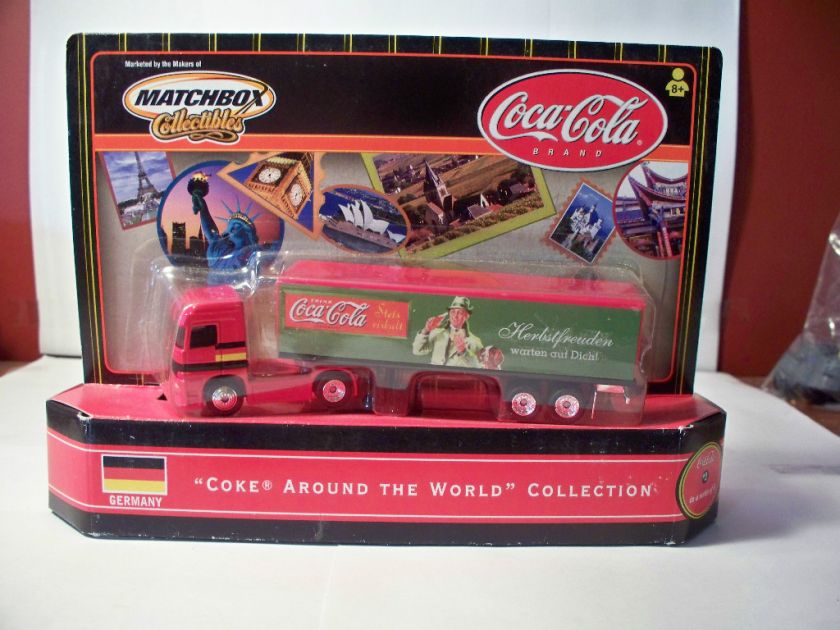 MATCHBOX COKE AROUND THE WORLD COLLECTION SEMI TRUCK GERMANY 