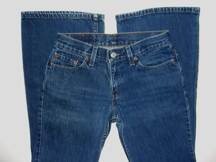 LEVIS 514 Superlow Flare Womens Jean 3 Jr Medium  