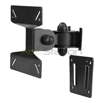 TV LCD TILT SWIVEL BLACK WALL MOUNT BRACKET 21 22 23 24  