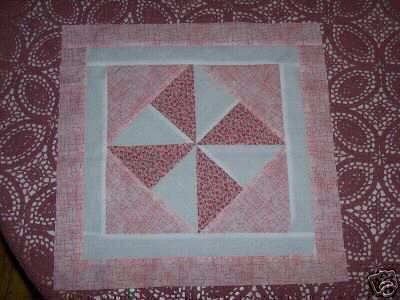 12 Pin Wheel Quilt Blocks   Large 18  inch   Must See  