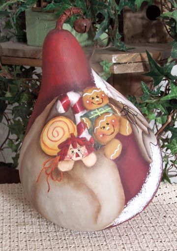 Santa Gourd #1