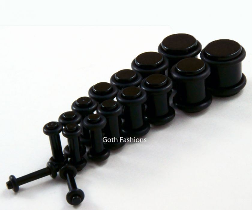 Comes in 8 pc or 16pc Plugs   12G (2.0mm)   00G(10mm)