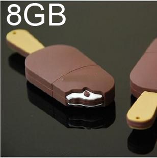 8GB usb flash drive creative chocolate memory pen stick #5305  