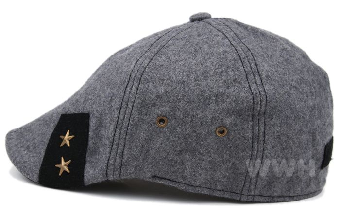 Star Army Style Cabby Driver Cap Ivy Hat Slap iv615g  