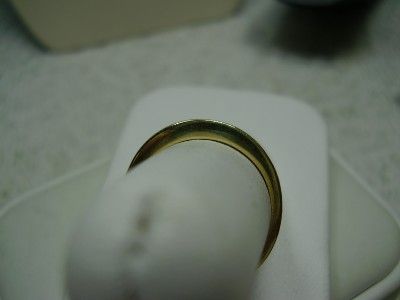 Beautiful 10K yellow gold Baguette Diamond Band  