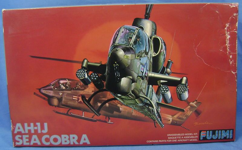 FUJIMI BELL AH 1J SEA COBRA MODEL AIRCRAFT KIT  