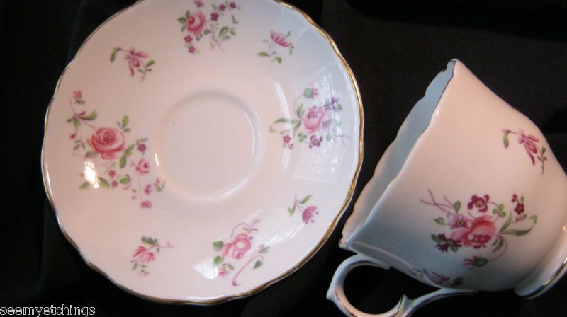 ROYAL VICTORIA BONE CHINA ENGLAND FROM 1801 EST CUP SET  