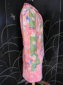 KOOS VAN DEN AKKER VINTAGE FLORAL SUIT SKIRT JACKET~M  