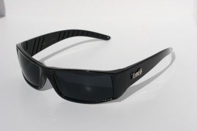 NEW MEN LOCS SUNGLASSES SUPER DARK BLACK BIKER SPORT 05  