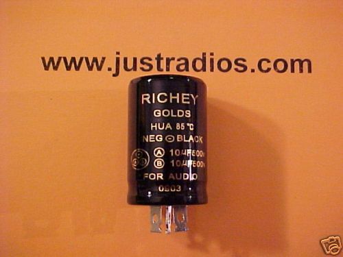 10uF+10uF @ 500V RG Can Electrolytic Capacitors  QTY=5  