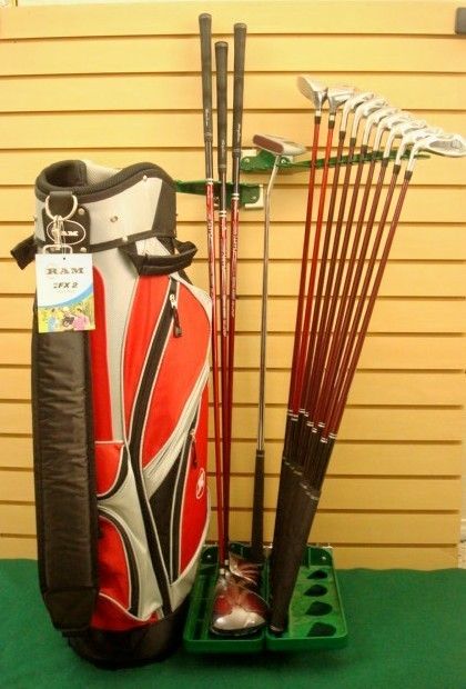   ROYAL SCOT RS2 14PC COMPLETE SET GRAPHITE WITH RAM CART BAG LH  