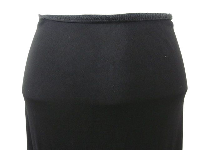 CHARLES CHANG LIMA Black Long Stretch Skirt Size Med  